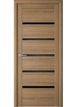 Двері Albero Megapolis PVH Vena Чорне скло