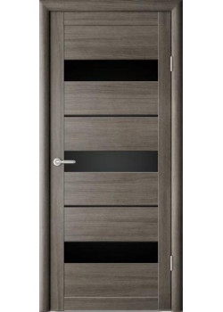 Двері Albero Megapolis PVH Praga PVH Чорне скло
