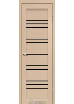 Двері Darumi Doors Versal дуб боровий нестандартна Чорне скло