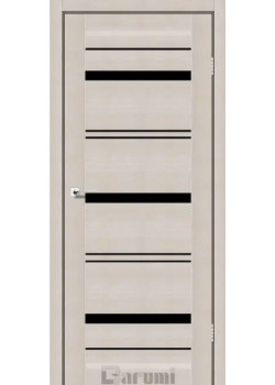 Двері Darumi Doors Darina дуб мембау Чорне скло