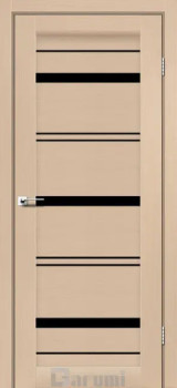Двері Darumi Doors Darina дуб боровий Чорне скло