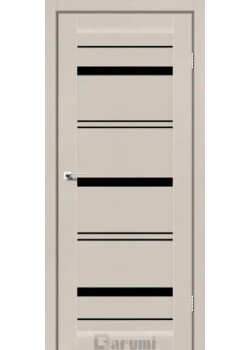 Двері Darumi Doors Darina димний краст Чорне скло