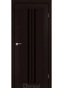 Двері Darumi Doors Stella дуб честнат Чорне скло