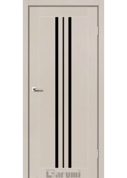 Двері Darumi Doors Stella димчастий краст Чорне скло