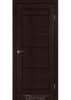 Двері Darumi Doors Leona дуб честнат Чорне скло