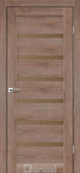 Двері Darumi Doors Vela горіх бургун сатин бронза