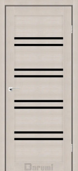 Двері Darumi Doors Mary дуб мембау Чорне скло