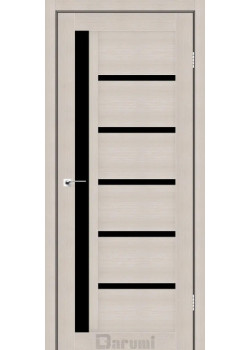 Двері Darumi Doors Arny дуб мембау Чорне скло