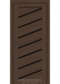Двері Darumi Doors Rosalia дуб каріні Чорне скло
