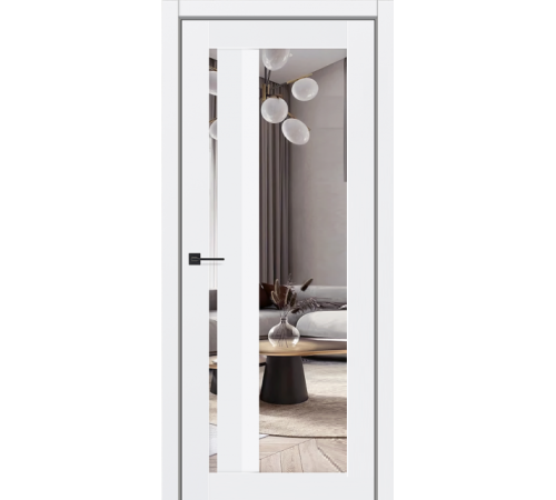 Межкомнатные Двери Darumi Doors Floriana-02 с зеркалом Ламинатин