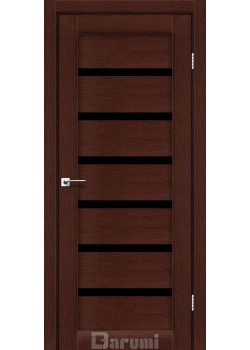 Двері Darumi Doors Vela венге панга Чорне скло