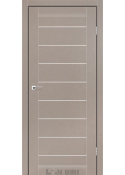 Двері Darumi Doors Leona сірий краст сатин білий