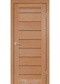 Двері Darumi Doors Leona дуб натуральний Чорне скло