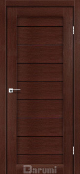 Двері Darumi Doors Leona венге панга Чорне скло
