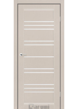 Двері Darumi Doors Versal димчастий краст сатин білий