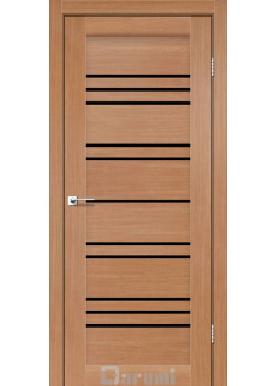 Двері Darumi Doors Versal дуб натуральний Чорне скло