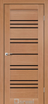 Двері Darumi Doors Versal дуб натуральний Чорне скло