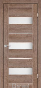 Двері Darumi Doors Marsel горіх бургун сатин білий