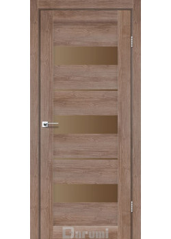 Двері Darumi Doors Marsel горіх бургун сатин бронза