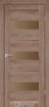 Двері Darumi Doors Marsel горіх бургун сатин бронза