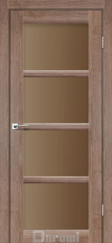 Двері Darumi Doors Avant горіх бургун сатин бронза