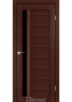 Двері Darumi Doors Bordo венге панга Чорне скло