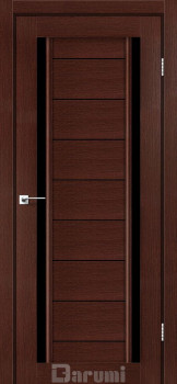 Двері Darumi Doors Madrid венге панга Чорне скло