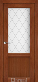 Двері Darumi Doors Galant GL-01 горіх роял
