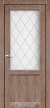 Двері Darumi Doors Galant GL-01 горіх бургун