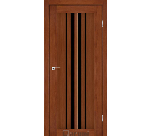 Міжкімнатні Двері Darumi Doors Prime горіх роял Чорне скло Ламінатин