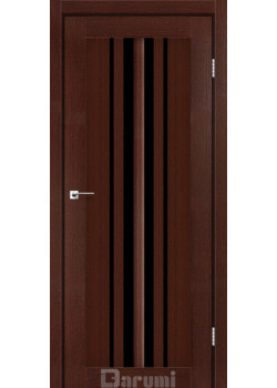 Двері Darumi Doors Prime венге панга Чорне скло