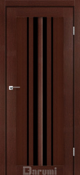 Двері Darumi Doors Prime венге панга Чорне скло