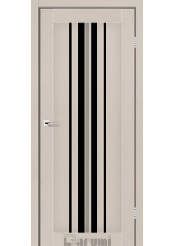Двері Darumi Doors Prime димчастий краст Чорне скло
