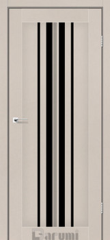 Двері Darumi Doors Prime димчастий краст Чорне скло