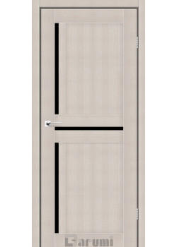 Двері Darumi Doors Next дуб мембау Чорне скло