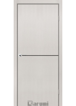 Двері Darumi Doors Plato Line PTL-03 дуб ольс (декор з алюмінію чорного кольору)