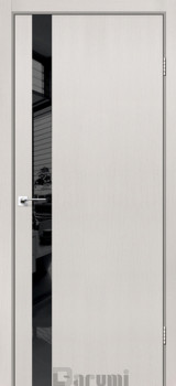 Двері Darumi Doors Plato Line PTL-04 дуб ольс Чорне скло