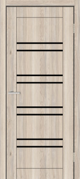 Двери Europe Doors Шотландия POLITEX Черное стекло