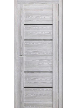 Двері Europe Doors Іспанія PVC Чорне скло