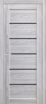 Двери Europe Doors Испания PVC Черное стекло