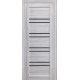 Межкомнатные Двери Europe Doors Шотландия PVC Черное стекло ПВХ плёнка