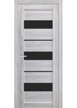 Двері Europe Doors Данія PVC Чорне скло