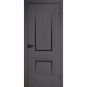 Межкомнатные Двери Europe Doors Греция SUPER MATE Черное стекло ПВХ плёнка