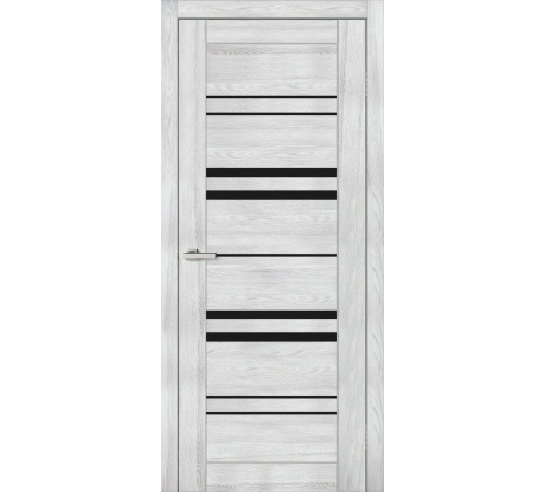 Двері Europe Doors Туреччина PVC Чорне скло