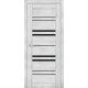Двері Europe Doors Туреччина PVC Чорне скло