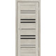 Двері Europe Doors Туреччина PVC Чорне скло