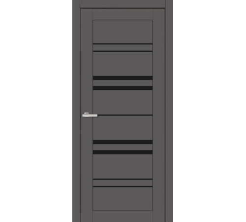 Двері Europe Doors Туреччина PVC Чорне скло