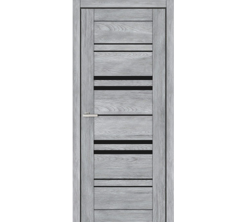 Двері Europe Doors Туреччина PVC Чорне скло