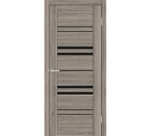 Двері Europe Doors Туреччина PVC Чорне скло