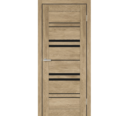 Двері Europe Doors Туреччина PVC Чорне скло